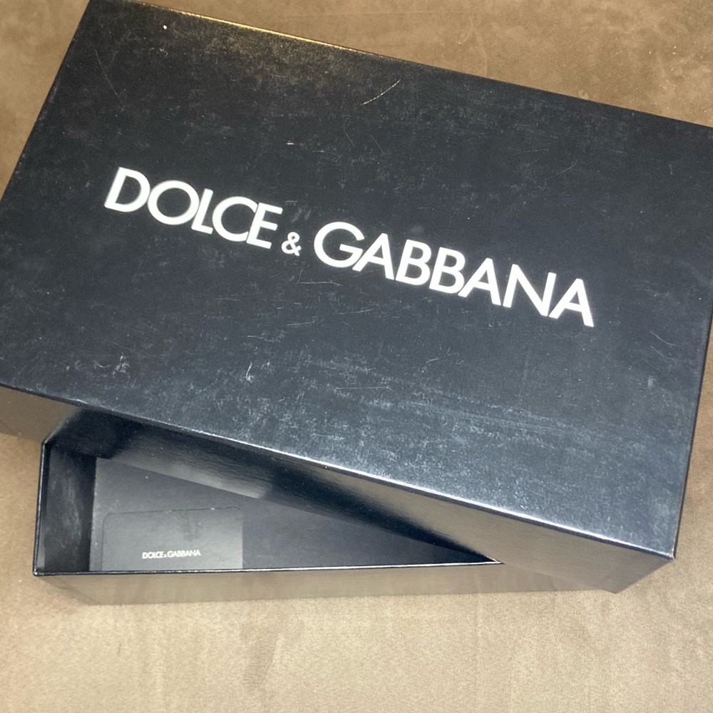Dolce and Gabana black shoe box